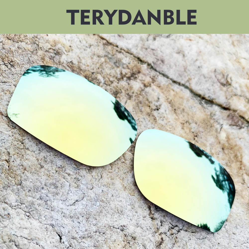 TERYDANBLE Compatible/Replacement Lenses for Oakley Chainlink with 24K Gold  Color